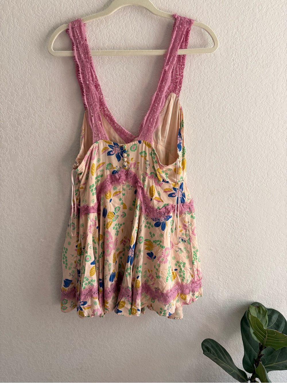 Urban Outfitters Tiffany Lace Trim Mini Dress Large - Picture 4 of 6